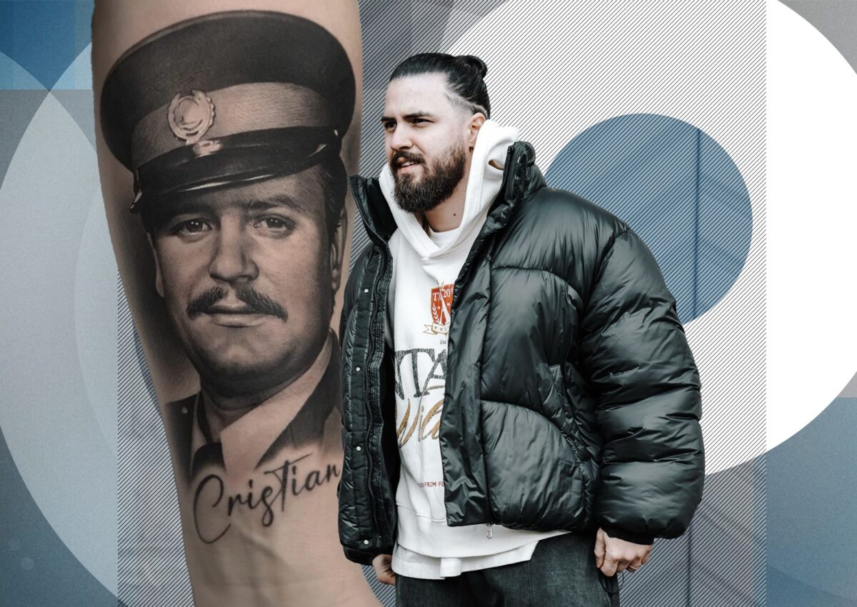 Și-a tatuat pe braț chipul medicului care i-a salvat viața în copilărie. ”Îngerul copiilor” l-a operat de o tumoare la plămâni când avea 3 ani. ”Nu găsisem pe nimeni care să…”