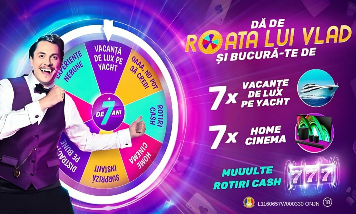 (P) Vacanțe de lux cu yachtul, sisteme Home Cinema și alte premii de câștigat în noua campanie Vlad Cazino