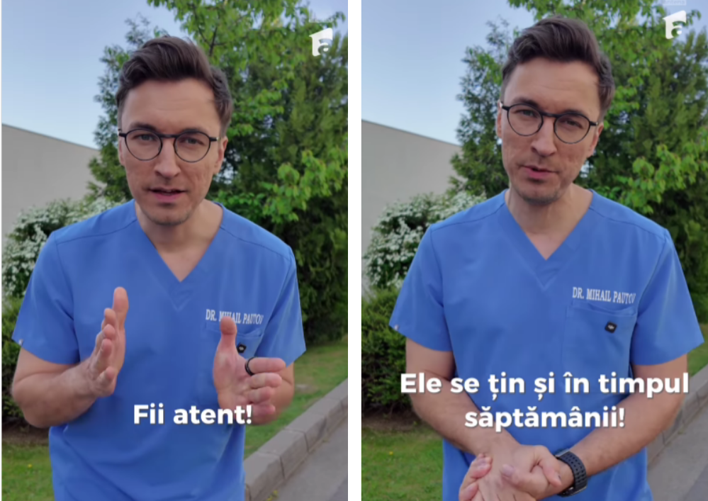 Doctorul Mihail vorbește despre emisiunea de la Antena 1. Sursă: Instagram