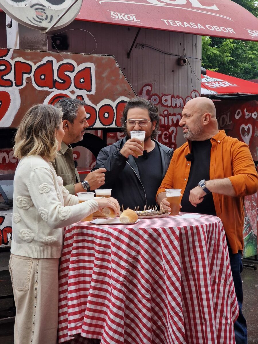 Gina Pistol, alături de jurații Masterchef, au filmat în Piața Obor pentru noul sezon al emisiunii