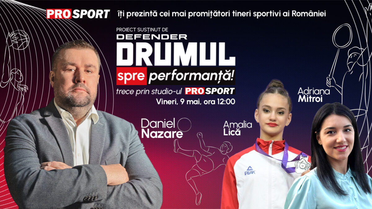 Imagine Stire Emisiunea „Drumul spre performanță”, vineri, 9 mai, de la ora 12:00. Cine este Amalia Lică, sportiva numărul 1 din gimnastica ritmică la doar 16 ani | 2review.ro