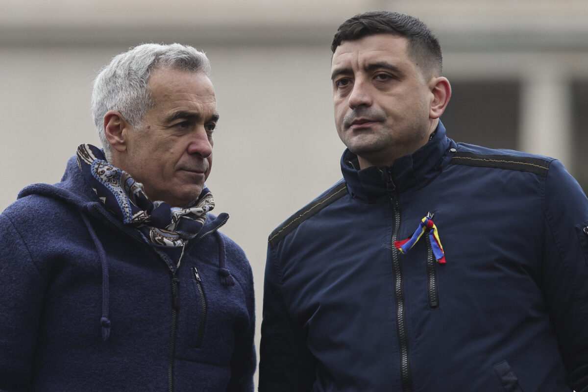 George Simion și Călin Georgescu, împreună la vot! Primele declarații: ”Să facem dreptate pentru România”