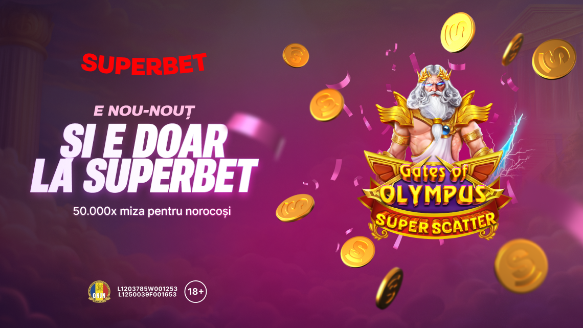 Imagine Stire (P) Gates of Olympus Super Scatter – e nou-nouț, super așteptat și exclusiv la Superbet! | 2review.ro