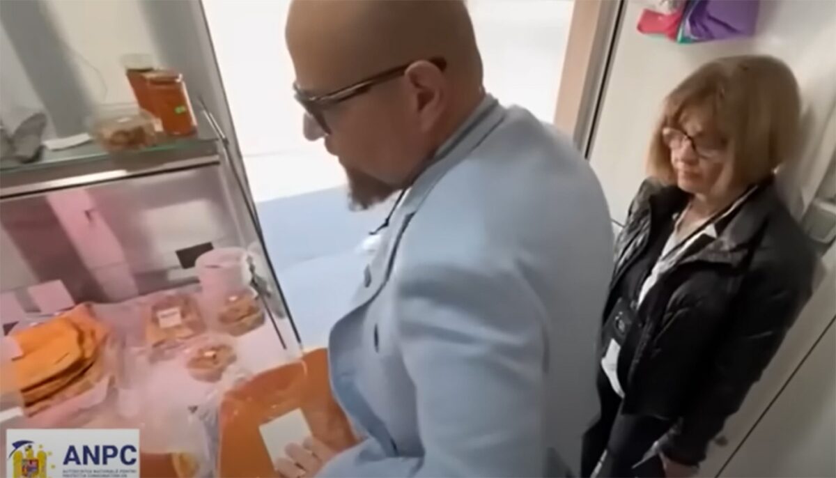 Ce a găsit Piedone la „sibienii” din Piața Domenii. Unde e făcută, de fapt, „slănina ardelenească”. Șeful ANPC a crezut că e o glumă