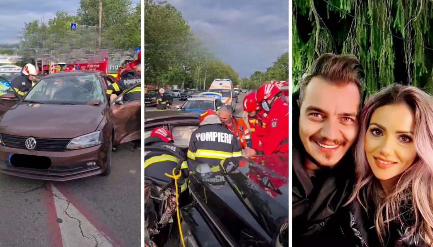 Soția lui Bursucu’ a făcut ACCIDENT în Constanța! 2 persoane au ajuns la spital, detalii de ultimă oră