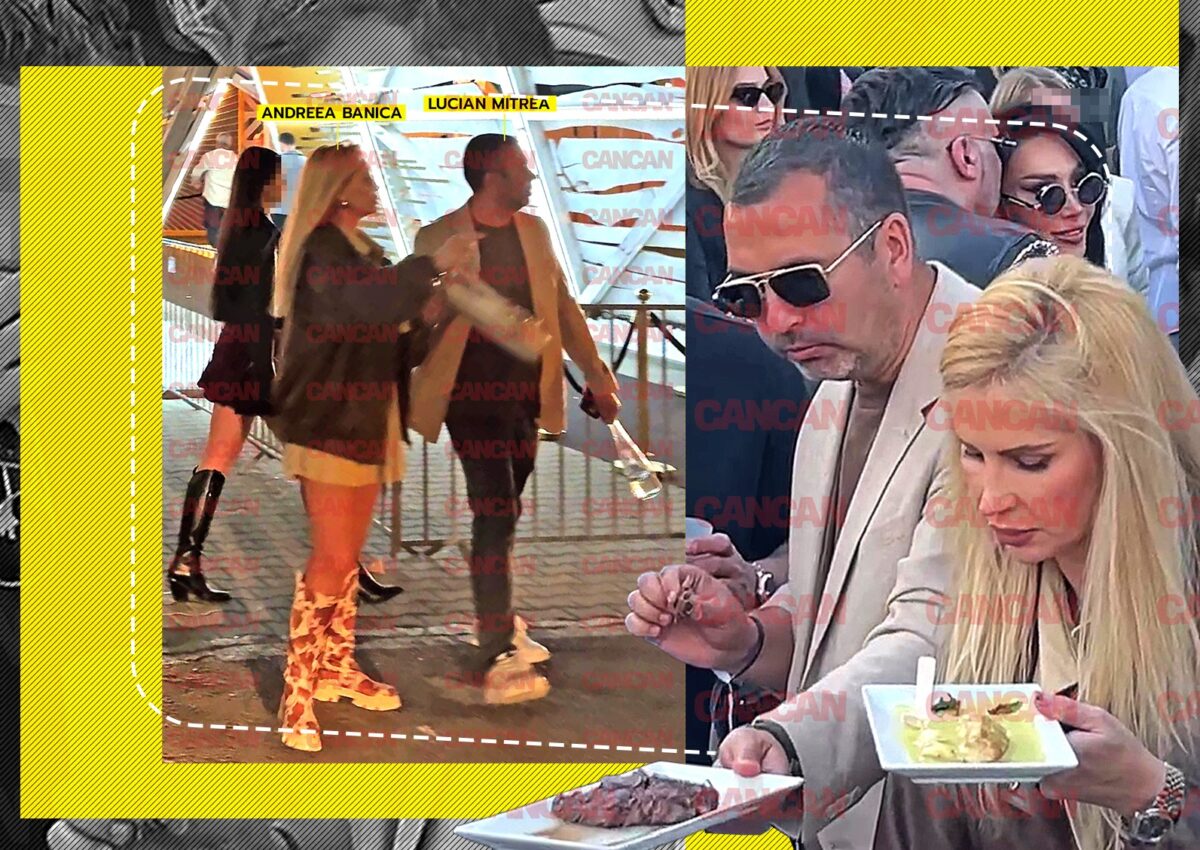 Andreea Bănică și soțul ei, Lucian Mitrea, au oferit imaginile zilei la Loft! Morți de foame…au ras tot!