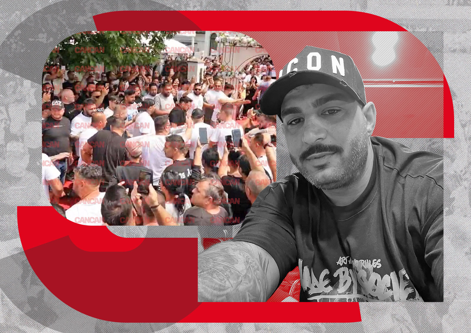 Haos total la înmormântarea lui Ciprian Pian! Poliția a intervenit și a aplicat amenzi