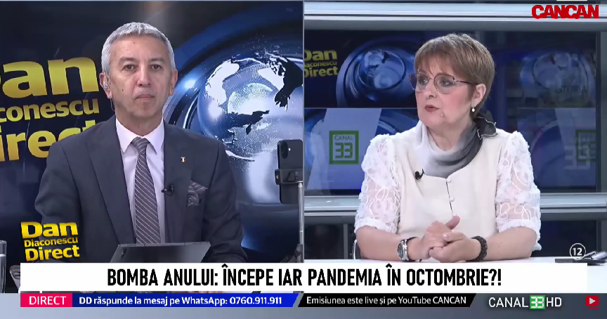 Ce ar fi stopat noul val al pandemiei din 2023. Avocata Maria Vasii face dezvăluiri HALUCINANTE la Dan Diaconescu DIRECT