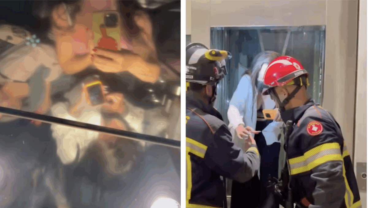 COȘMAR pentru o vedetă din România! A rămas blocată în lift, la o temperatură de 39 de grade, și…