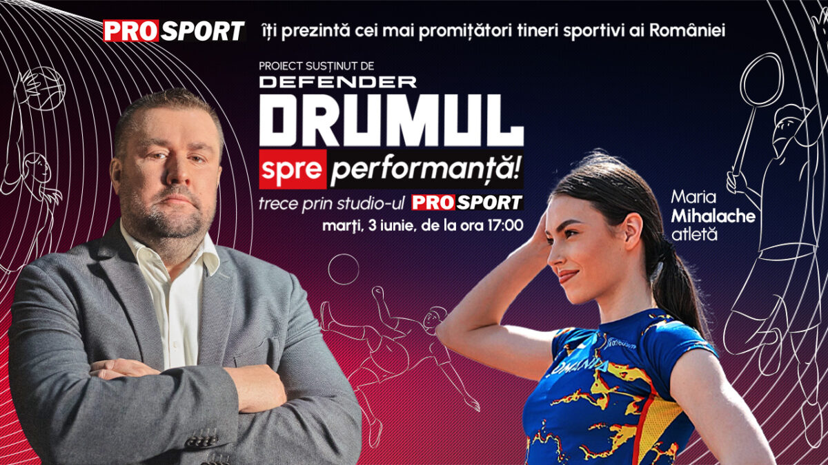 Imagine Stire Cea mai rapidă femeie din România vine în studioul ProSport, la „Drumul spre performanță” cu Daniel Nazare! Cine este Maria Mihalache | 2review.ro