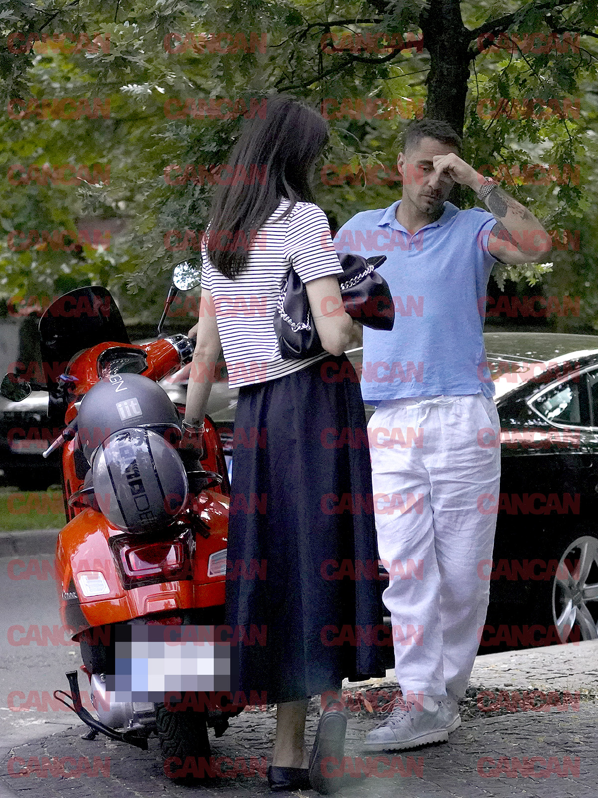 Vladimir Drăghia și soția, discuții aprinse în public