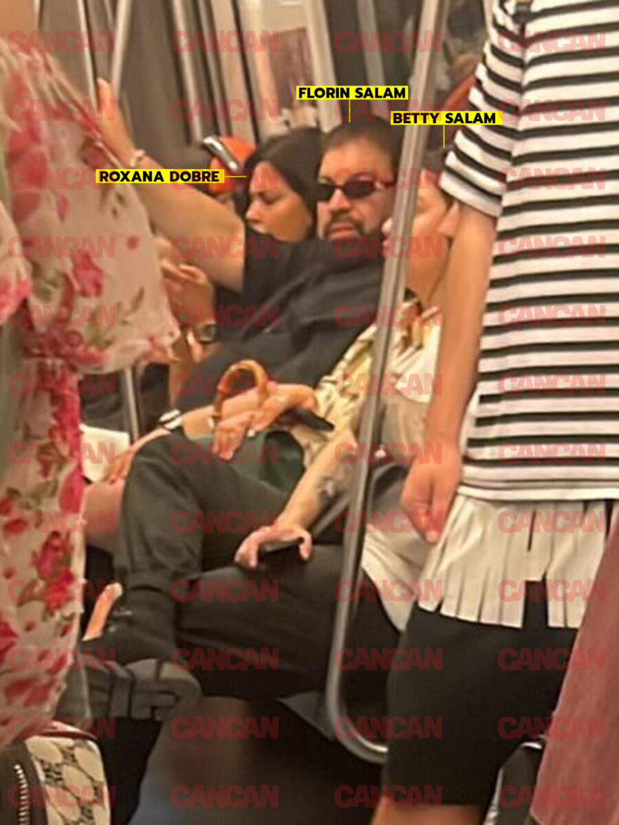 Florin Salam, Roxana Dobre, Betty și Cătălin au ales să lase fițele și s-au urcat în metrou