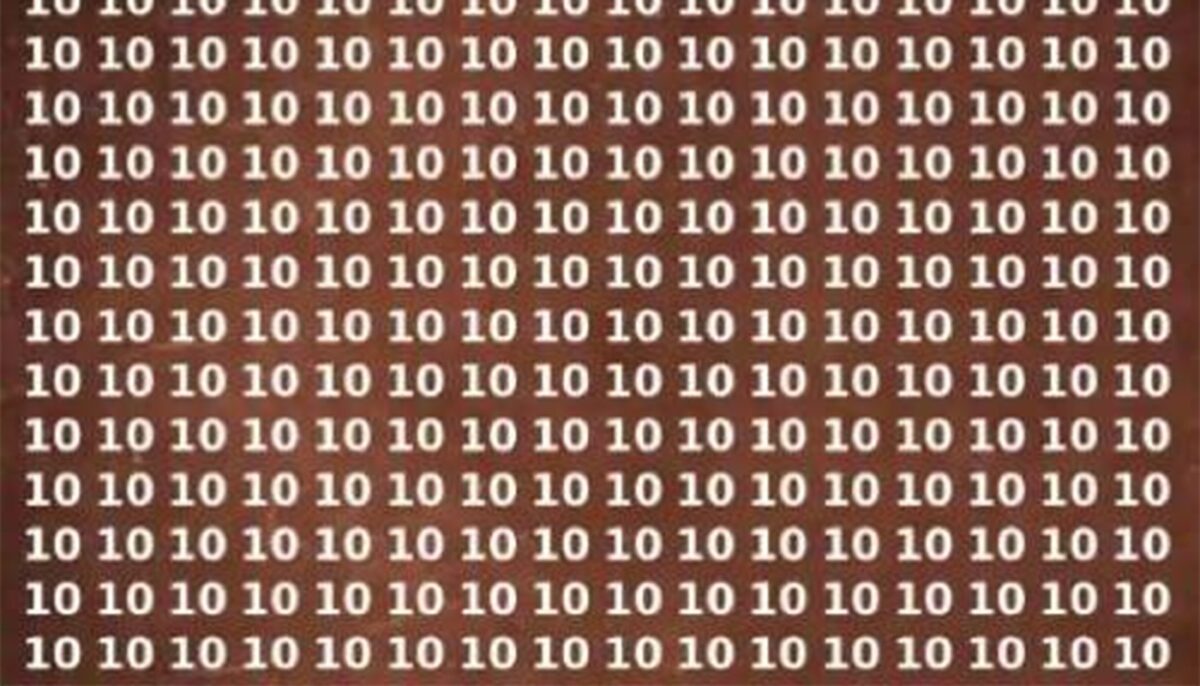 Imagine Stire TEST IQ | Identificați singurul număr diferit de 10! Geniile reușesc în cel mult 9 secunde | 2review.ro