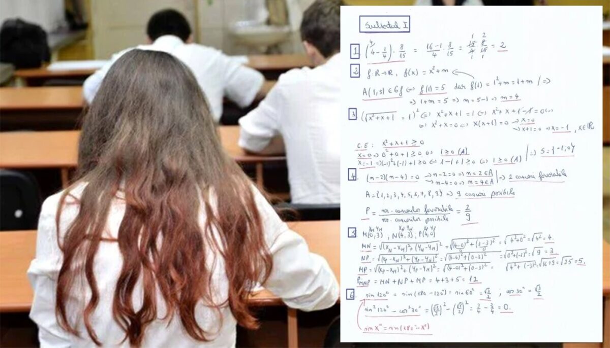Bacalaureat 2025 | Cum se rezolvă subiectele de la matematică de astăzi, de fapt