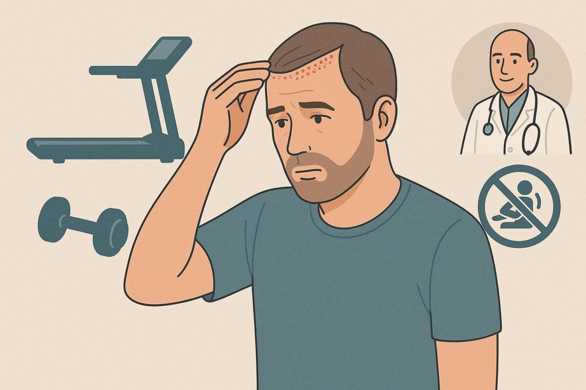 Când pot reveni la sală după implantul de păr? Ghidul complet al specialiștilor