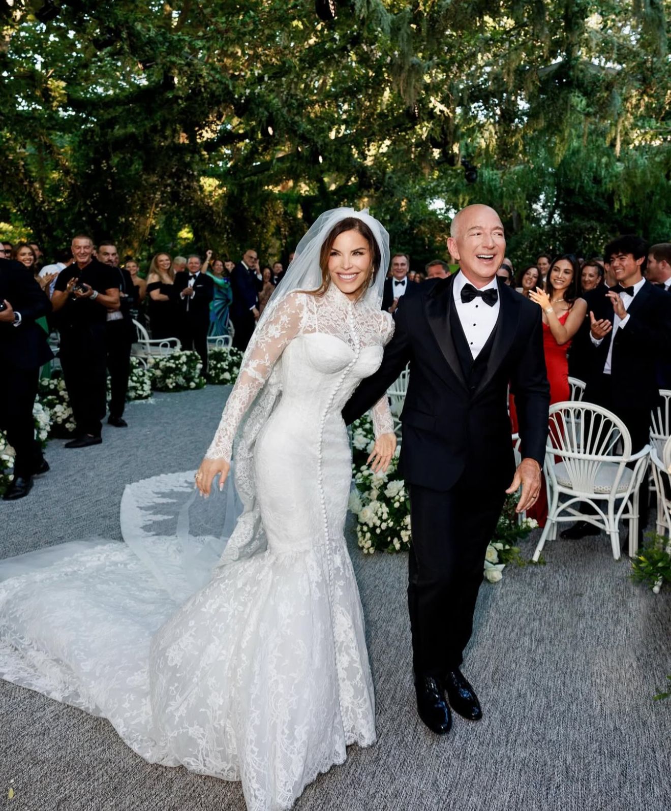 Nuntă Jeff Bezos și Lauren Sanchez. sursă - social media