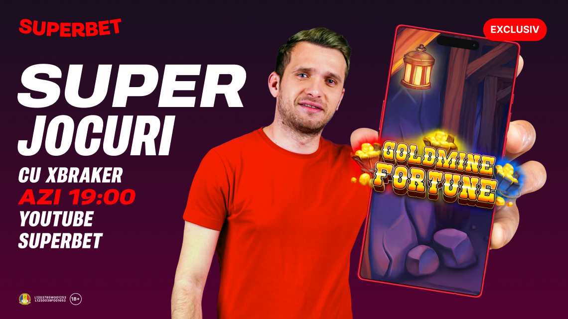 Imagine Stire (P) Xbraker te așteaptă cu SuperJocuri pe YouTube Superbet | 2review.ro