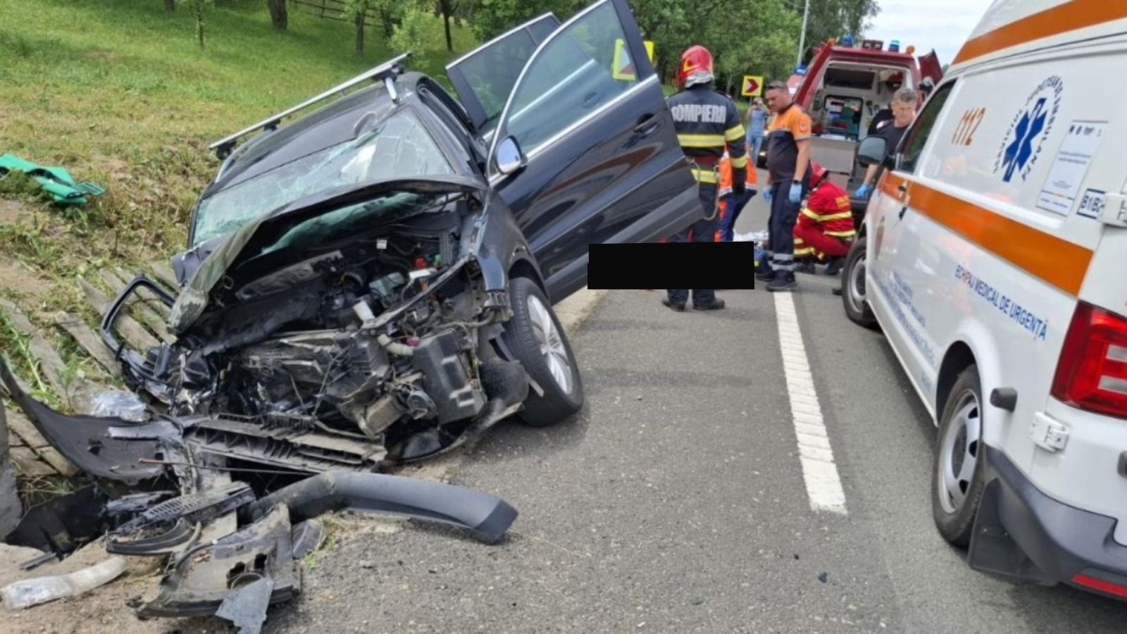 O fetiță de 10 ani și bunica ei au murit într-un accident rutier cumplit, pe DN66, în Hunedoara