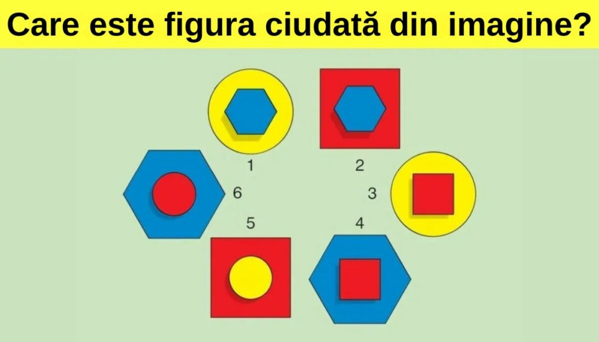 Imagine Stire Test de inteligență | Doar 1% din românii cu IQ mare găsesc figura ciudată în doar 7 secunde! | 2review.ro