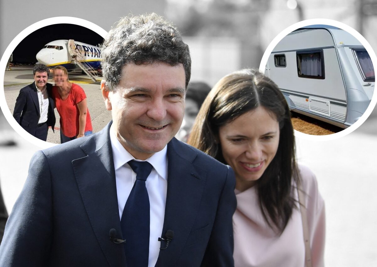 Nicuşor Dan şi Mirabela Grădinaru trăiesc împreună, dar se distrează separat. Preşedintele la Milano cu fiica- “soţia” în vacanţă cu rulota