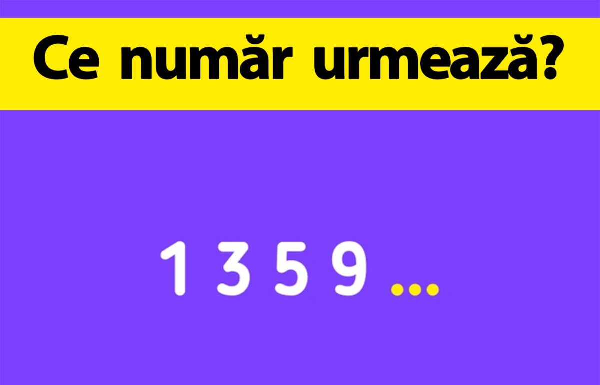 Imagine Stire Test IQ exclusiv pentru genii | Ce număr urmează în această serie: 1, 3, 5, 9? | 2review.ro