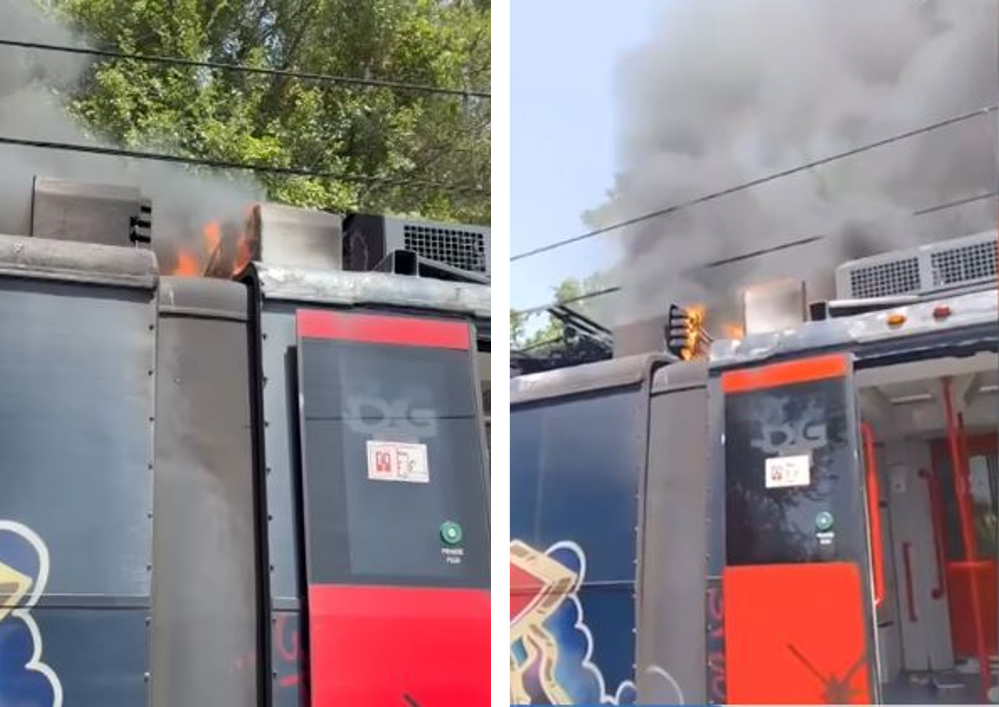 Clipe de groază pentru turiștii din Italia: un tren a luat foc! 2 români fac dezvăluiri cutremurătoare: ”Oamenii au început să se panicheze”