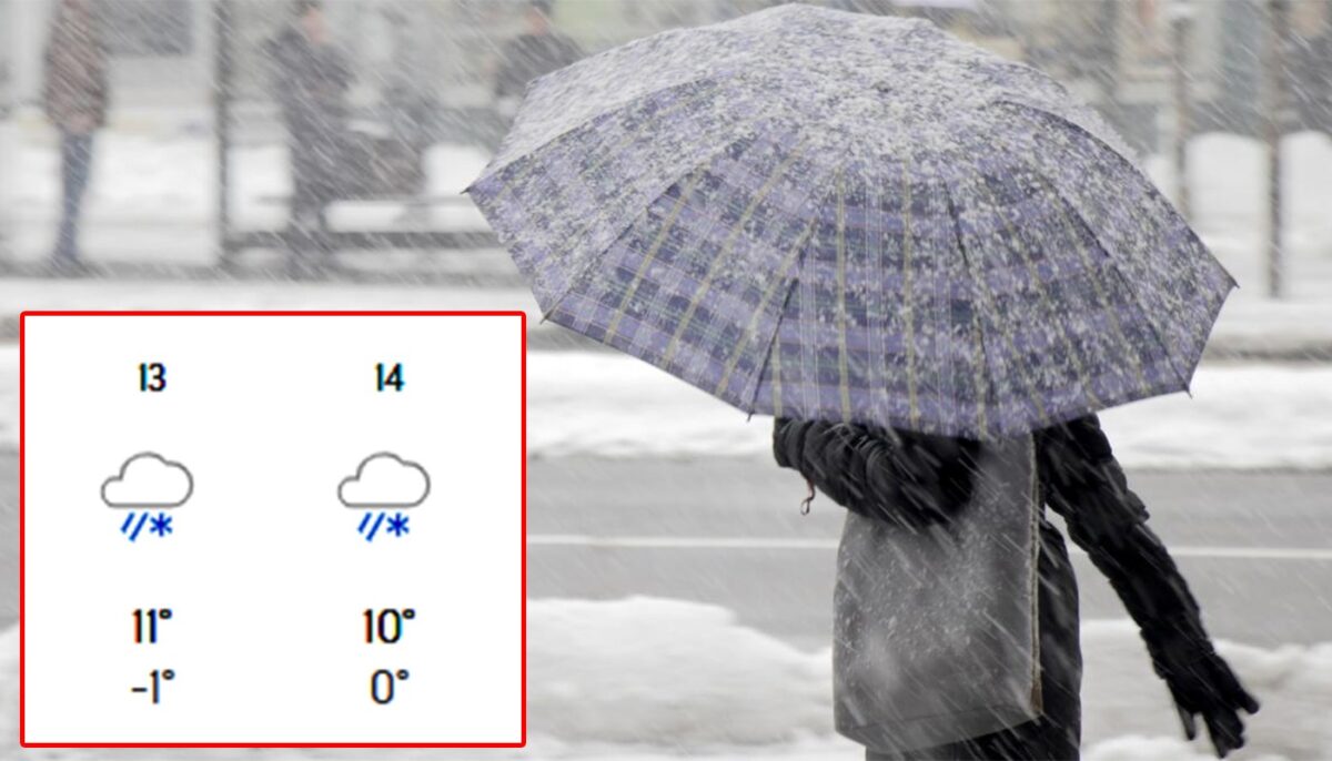 Orașele din România în care încep ninsorile în octombrie, potrivit meteorologilor Accuweather