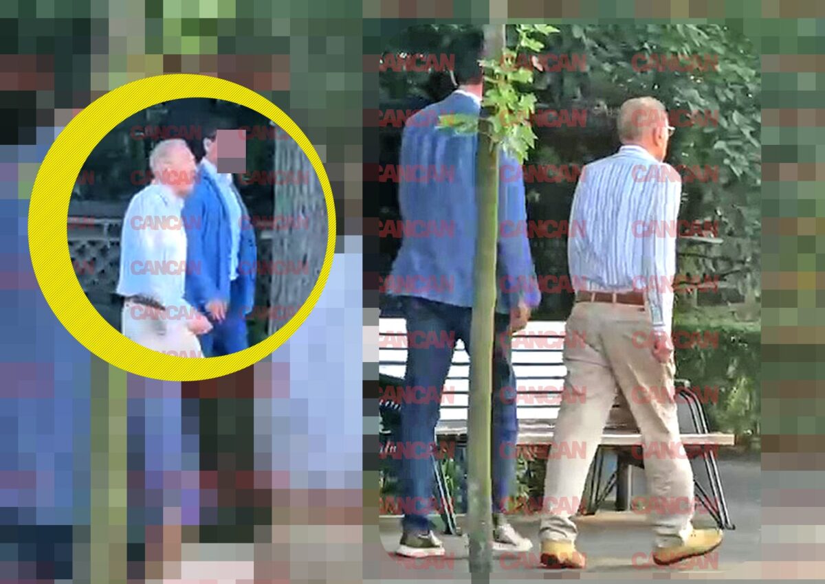 Imagini rare cu Emil Constantinescu pe stradă, însoțit de SPP-ist! Fostul președinte al României este, acum, o prezență discretă