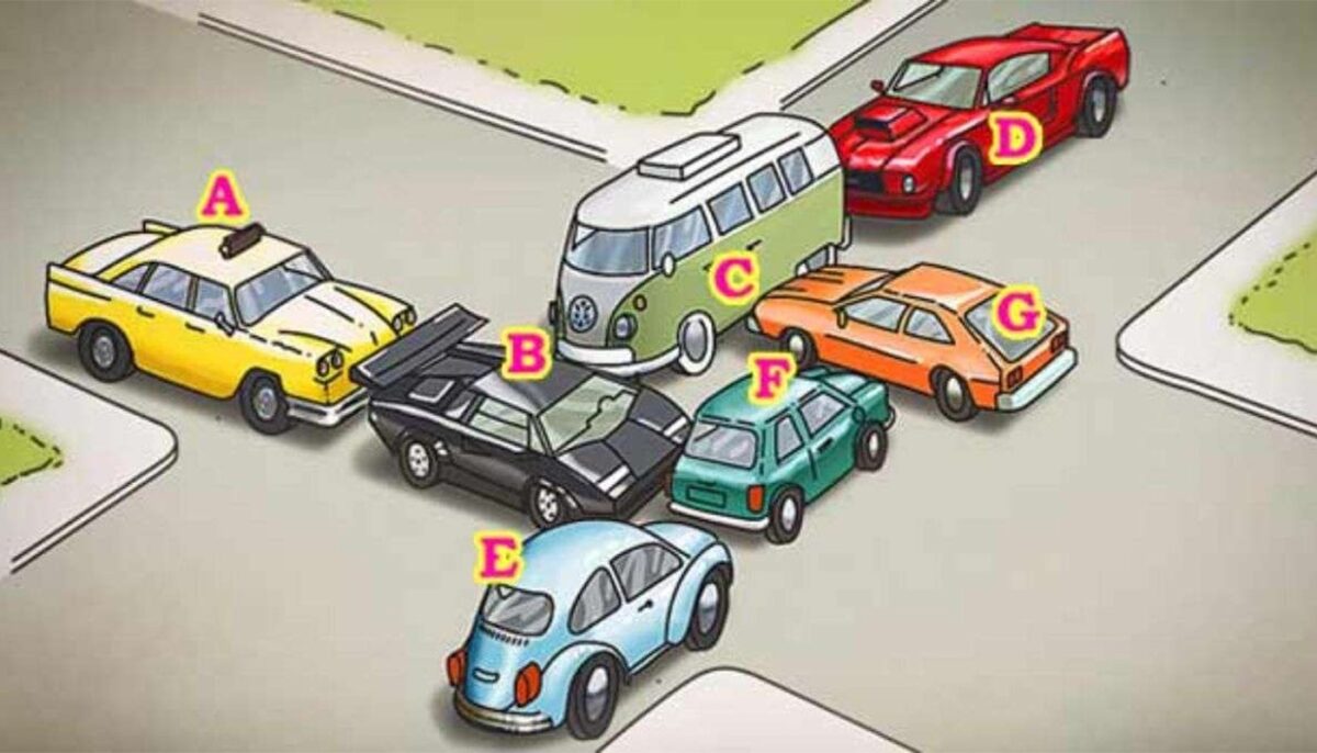 Test de inteligență pentru genii | Mutați un singur autoturism, pentru a elibera complet traficul