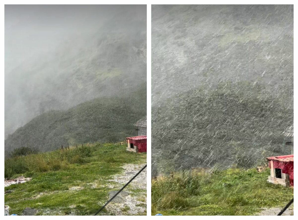 Fenomene meteo extreme: ninsoare în luna august, în România! Imaginile care te vor lăsa fără cuvinte