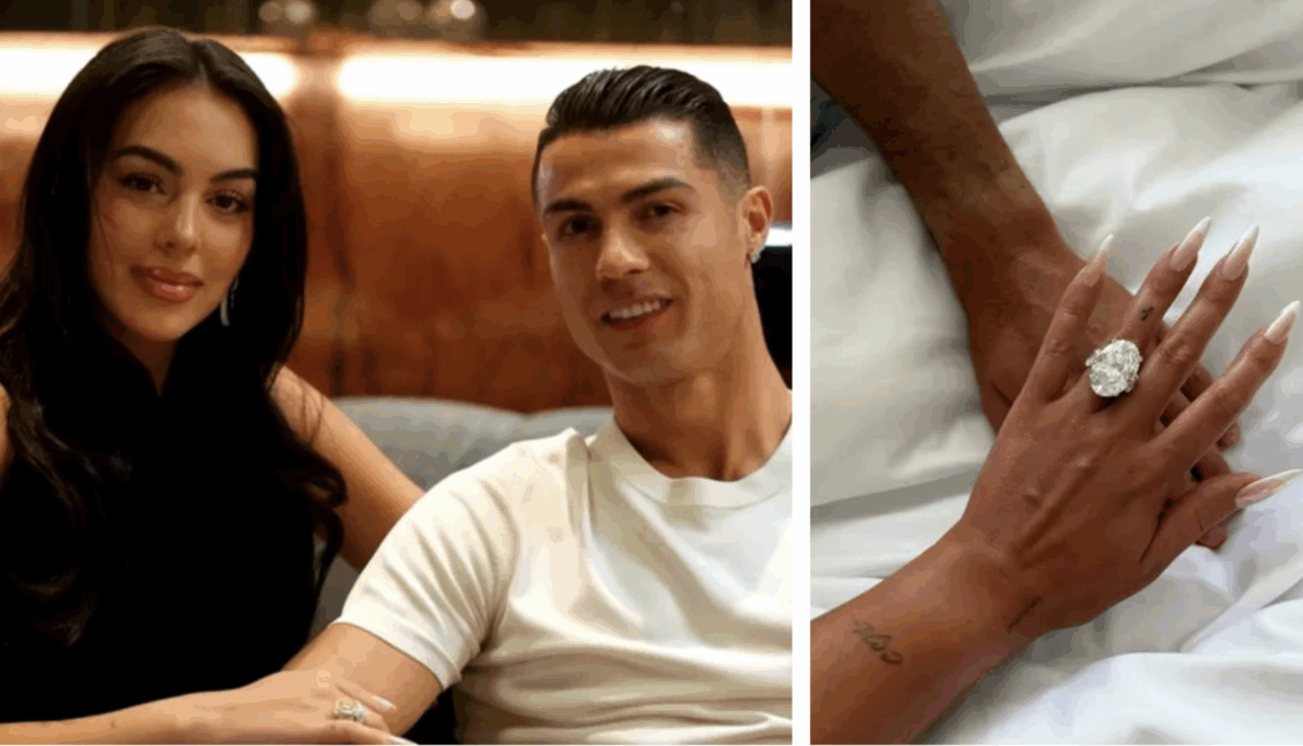 Cristiano Ronaldo in Georgina Rodriguez naj bi podpisala predporočno pogodbo, Ronaldov zaročni prstan pa je vreden več milijonov evrov.