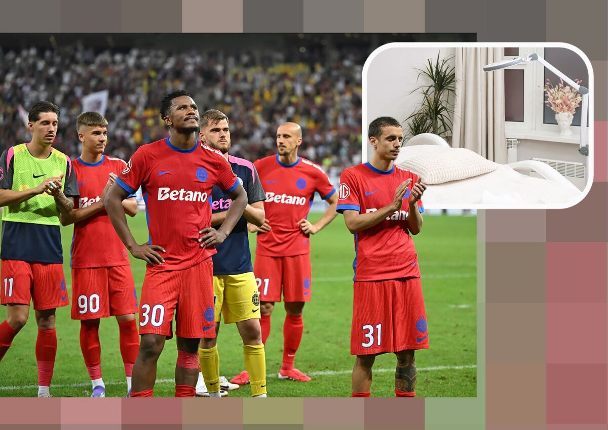 Fotbalistul care a ”îngropat” FCSB la meciul cu Rapid a ajuns la salonul de înfrumusețare! L-a ”obligat” să-și facă sprâncenele!