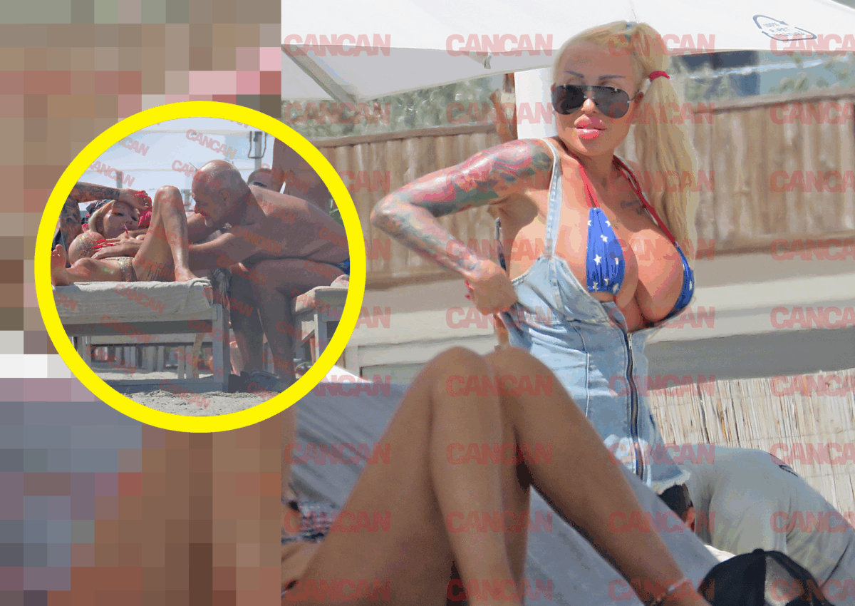Bomba sexy care a isterizat România a făcut, din nou, show pe litoral! Romeo Dunca a masat-o pe burtică, iar voluptoasa Valentina a oferit imaginile savuroase!