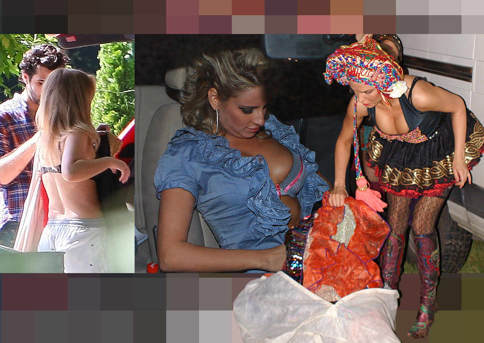 au făcut show incendiar! Anna Lesko, Gina Pistol sau Sânziana se dezbracă pe fugă, direct în maşină 