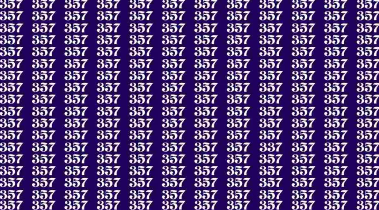 Iluzie optică | Doar cei cu ochi de vultur descoperă numărul 337 în 12 secunde Iluzie optică | Doar cei cu ochi de vultur descoperă numărul 337 în 12 secunde
