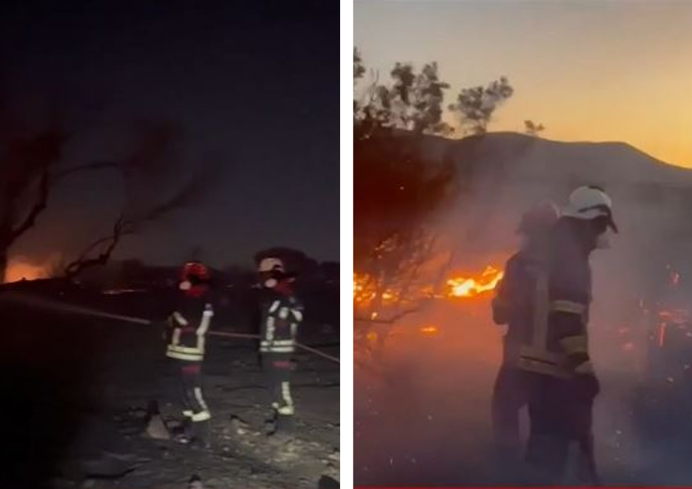 E stare de alertă în Grecia! Un nou incendiu devastator din cauza caniculei