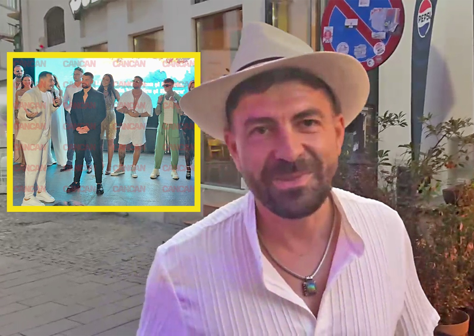 cu cine a apărut Marian Grozavu la terasă