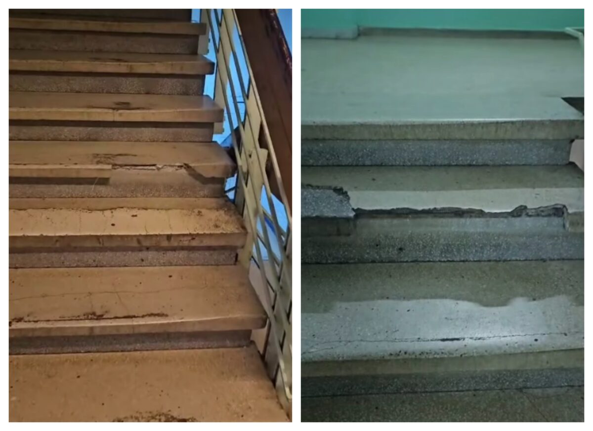 Tragedie la Spitalul Județean din Reșița! Un bărbat și-a pierdut viața în urma prăbușirii unei trepte