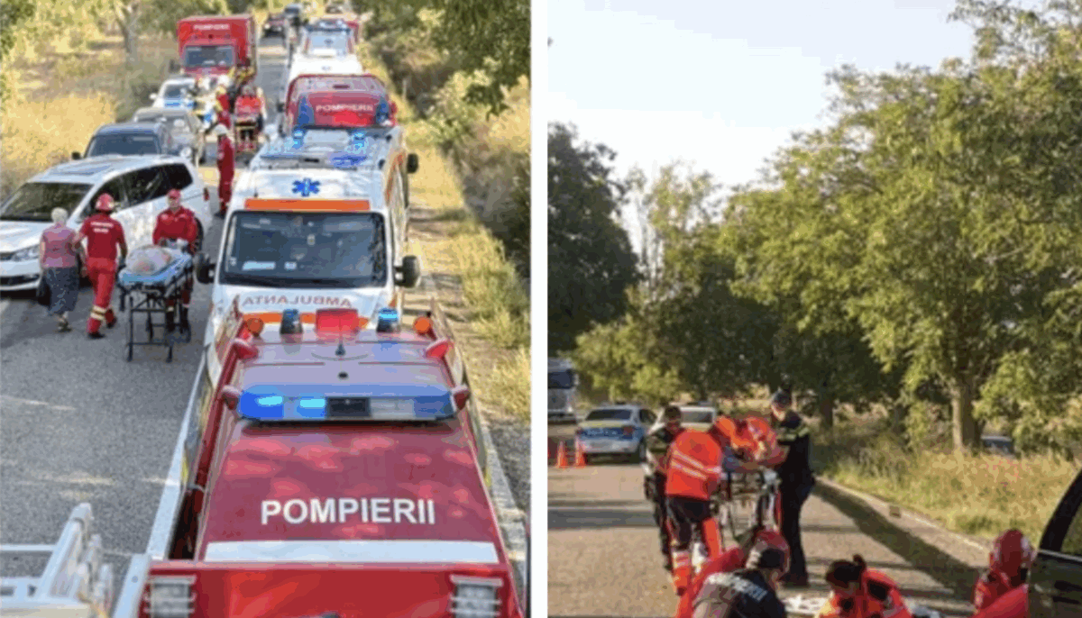 V Botoșaniju v Romuniji huda prometna nesreča med avtobusom in avtomobilom s številnimi žrtvami