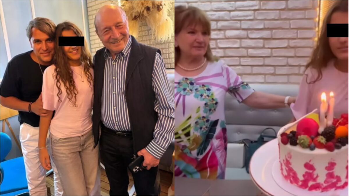 Cum arată Anais la 12 ani, fiica Elenei Băsescu cu Bogdan Ionescu. Nepoata lui Traian Băsescu a fost sărbătorită de toată familia