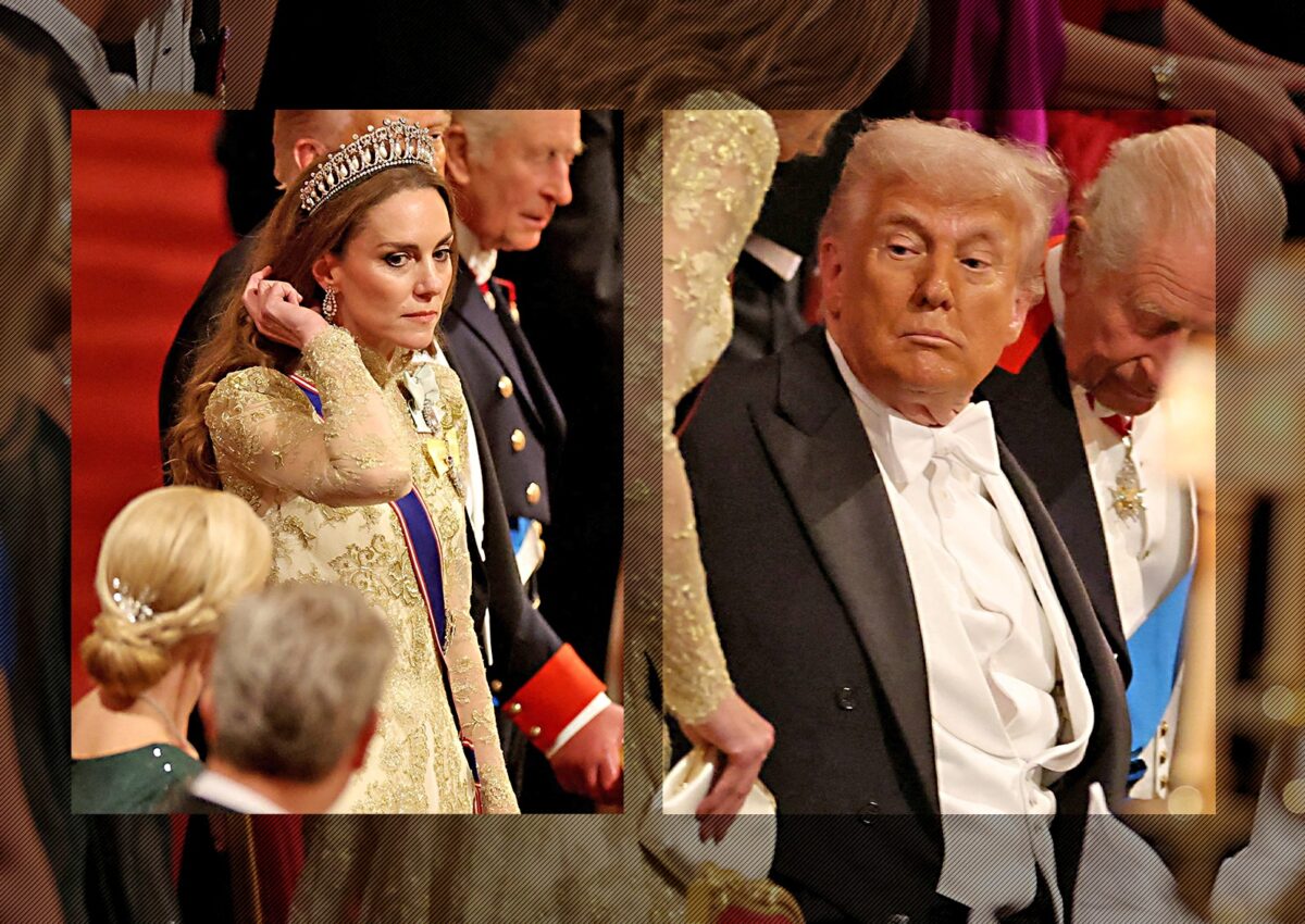 Trump a stârnit rumoare la Palat! A depășit limita în fața lui Kate Middleton. Replică tăioasă pentru Regele Charles