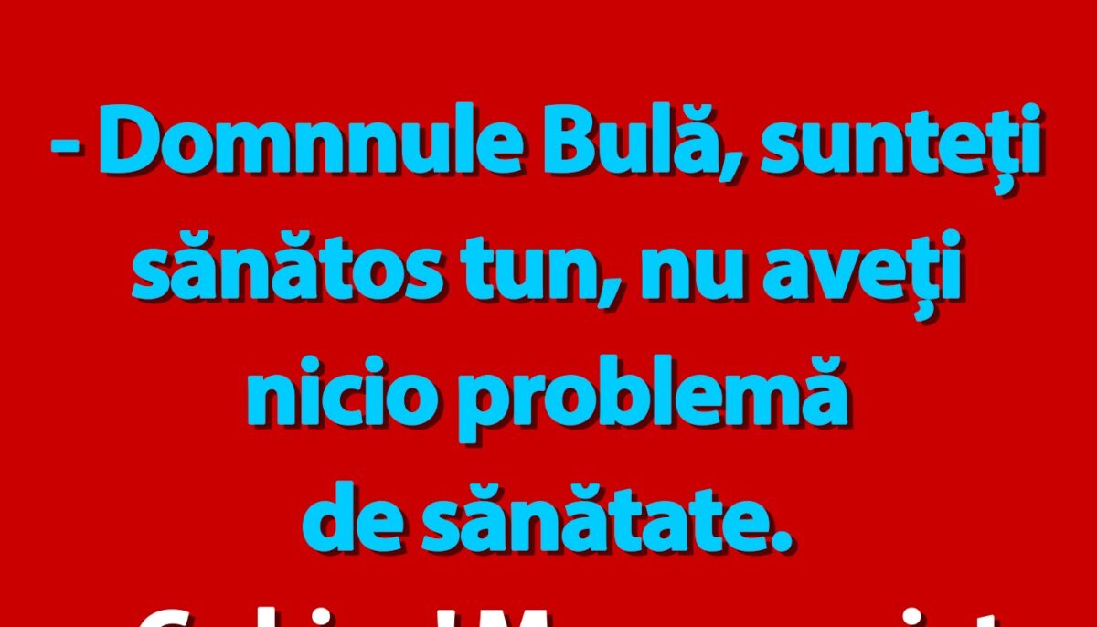 Imagine Stire BANC | „Domnule Bulă, sunteți sănătos tun!” | 2review.ro