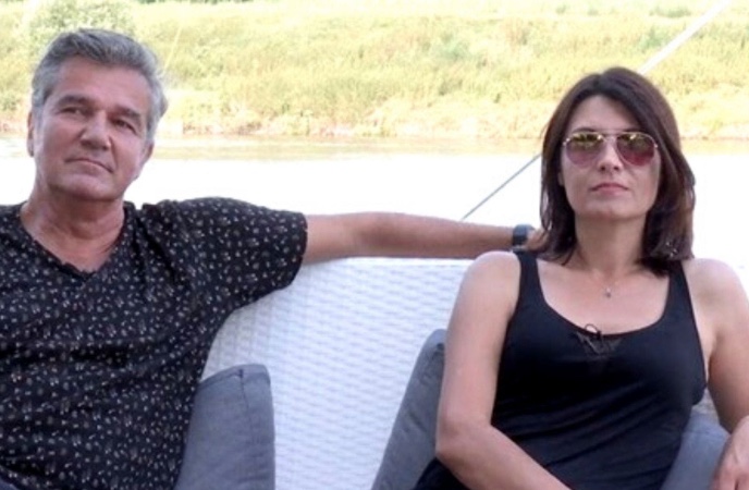 Dan Bittman și mama copiilor lui, Liliana Ștefan