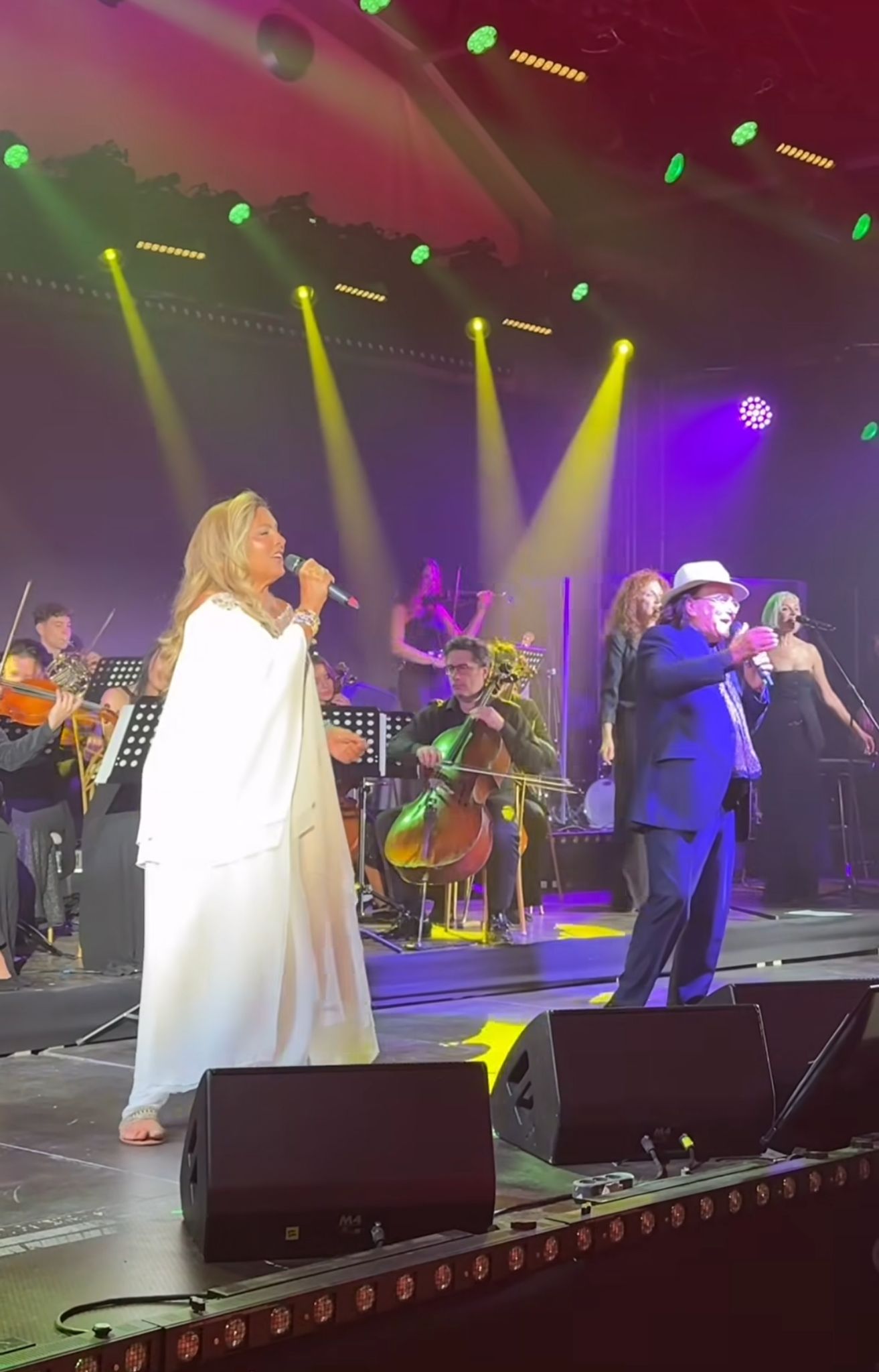 La botez au cântat Al Bano și Romina Power. sursă - social media