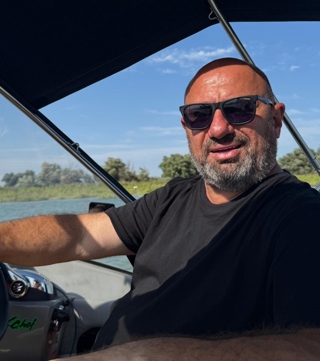 Cătălin Scărlătescu, în Delta Dunării. sursă - social media