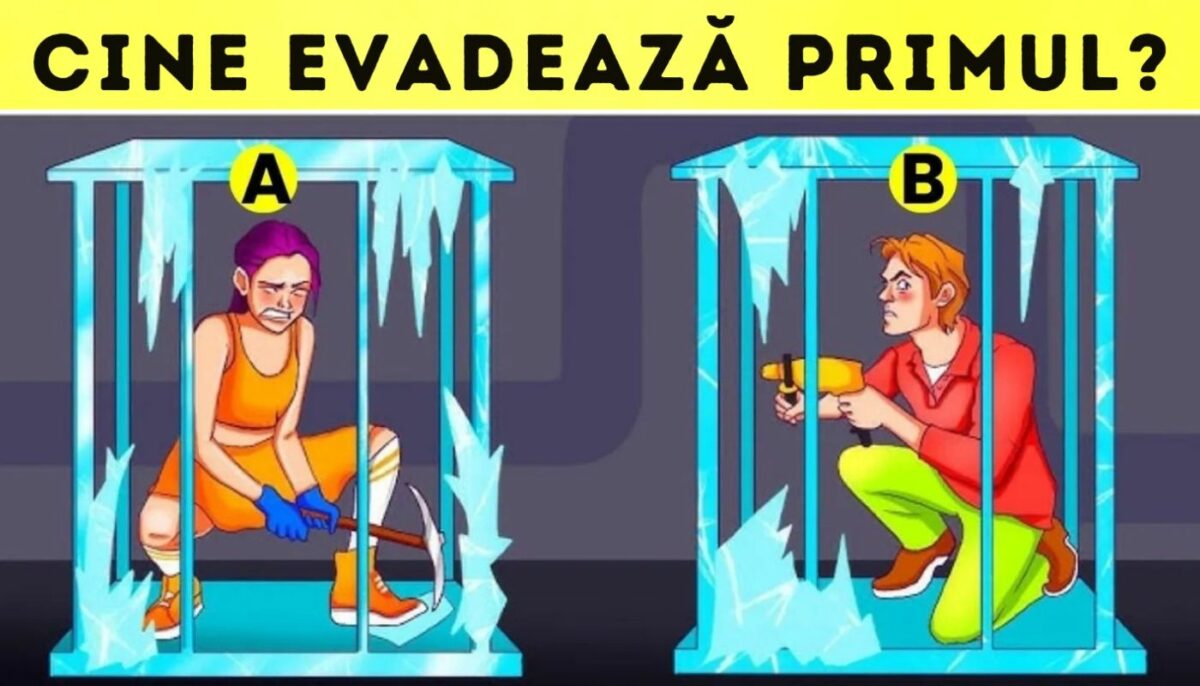 Imagine Stire Test de inteligență | Numai geniile ghicesc cine va evada primul în doar 10 secunde! | 2review.ro