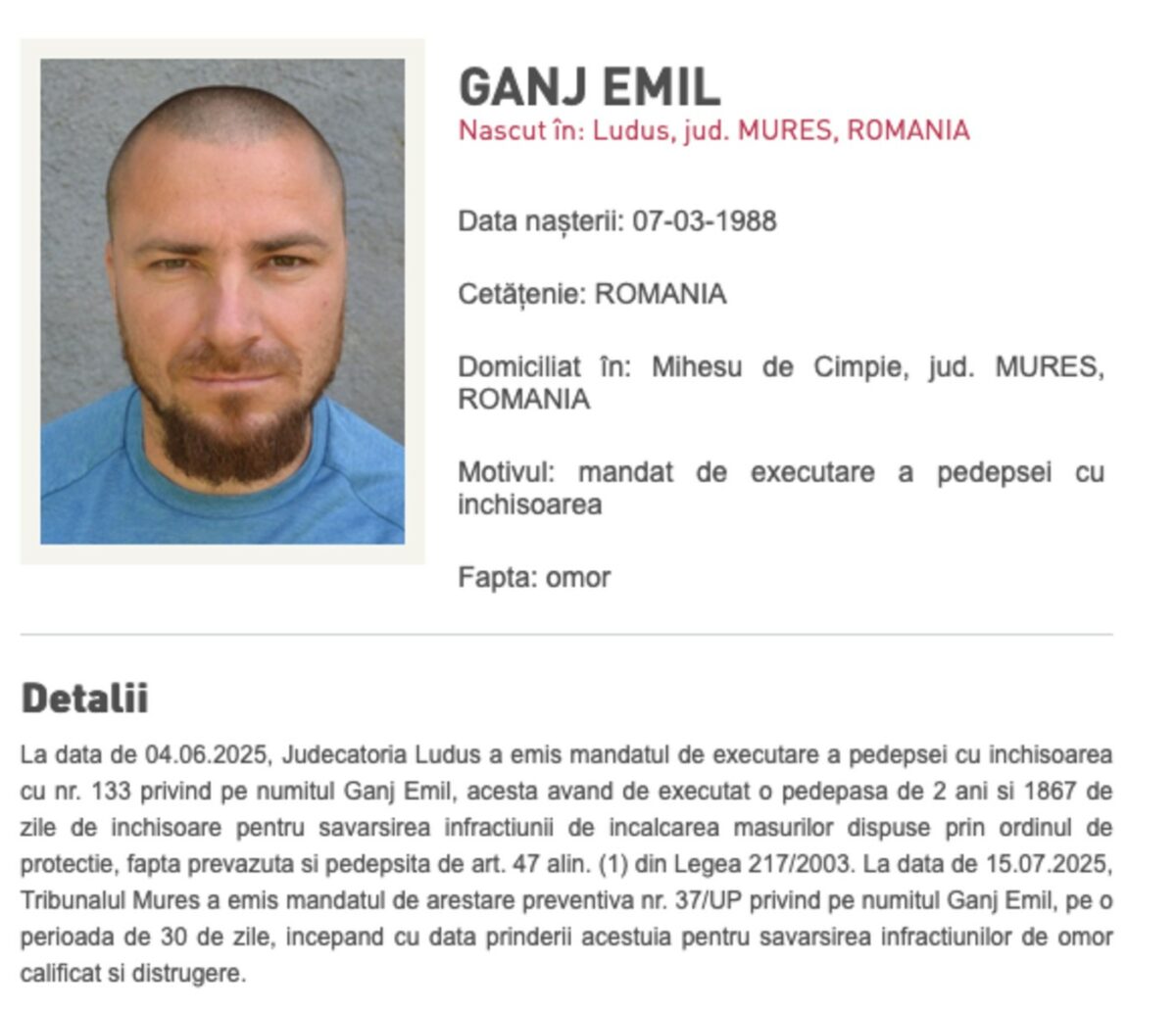 Ororile lui Emil Gânj: imagini șocante descoperite în telefonul criminalului