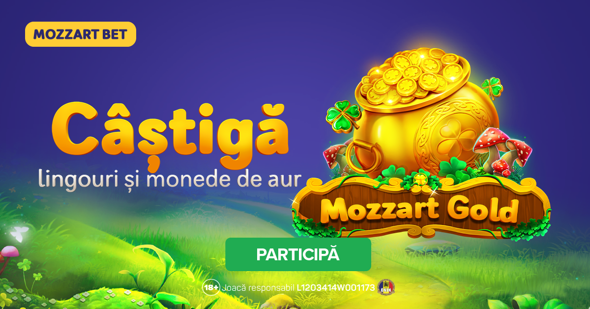 (P) Intră în Mozzart Gold, cea mai provocatoare campanie a anului și poți câștiga premii în valoare de peste 200.000 RON!