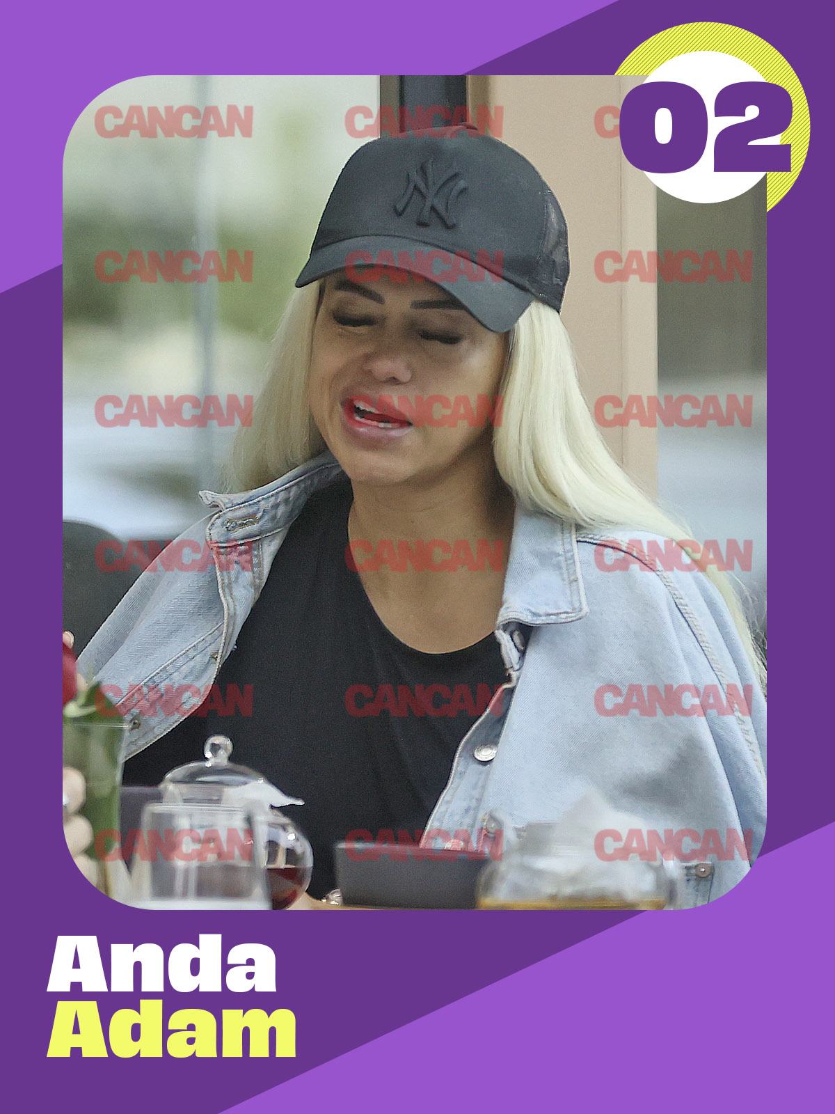 Anda Adam are curajul să iasă nemachiată din casă!