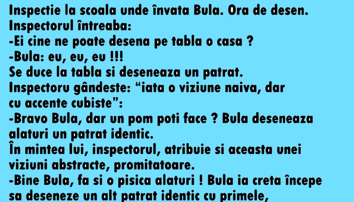 Imagine Stire BANC | Bulă și inspectorul | 2review.ro